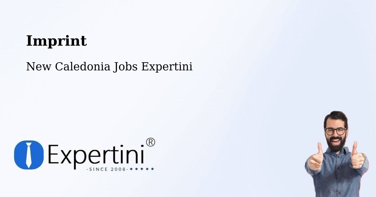 Imprint – La Caféirie - New Caledonia Jobs Expertini